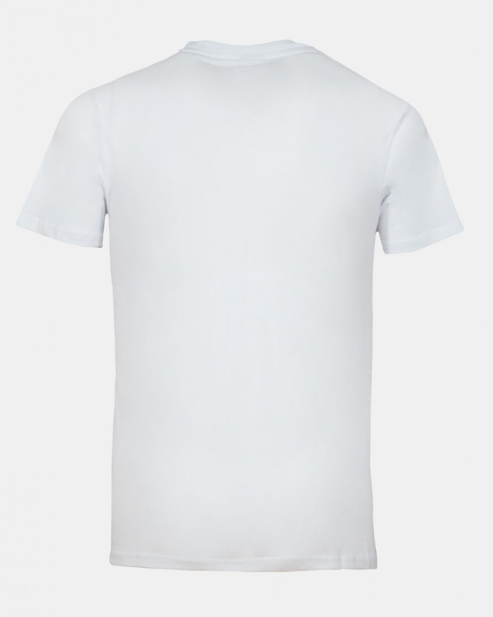 T-shirt bianca 1600 uomo logo rosso