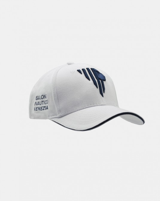 White baseball cap front