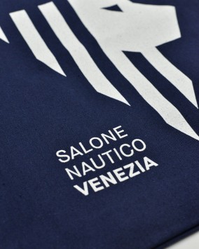 Shopper salone nautico logo detail