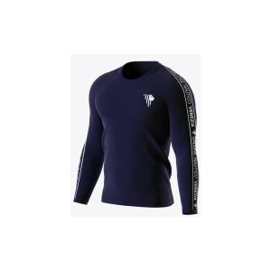 T-shirt unisex a manica lunga Uomo blu - Venezia Unica